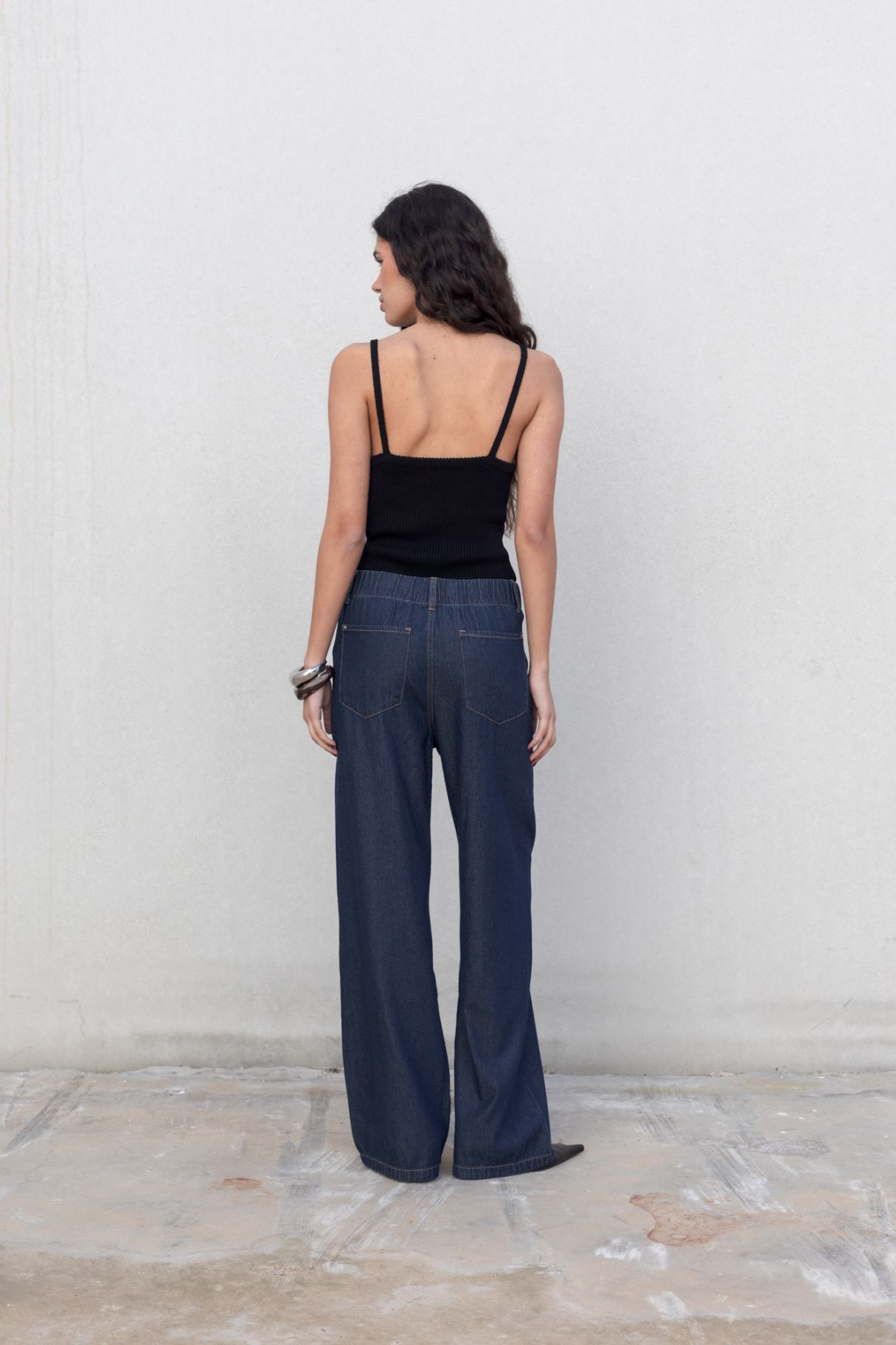 Jean SOFT DENIM - Fluide à la taille Cordon