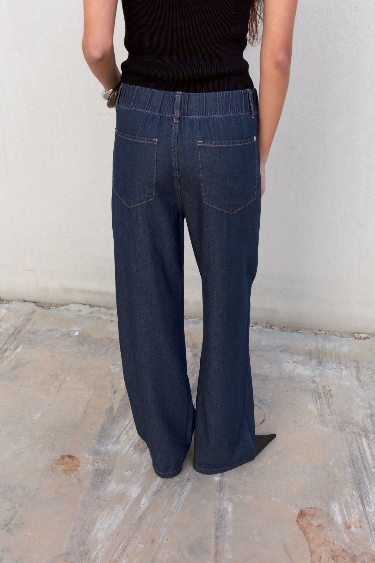 Jean SOFT DENIM - Fluide à la taille Cordon