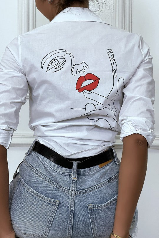 Chemise ARIA - Ligne d'Art au Dos
