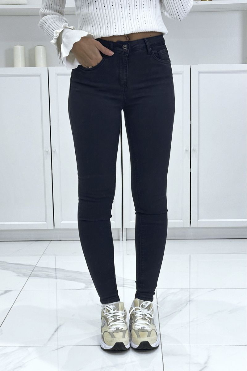 Jean SLIM MARINE - Coupe Ajustée & Bleu Profond