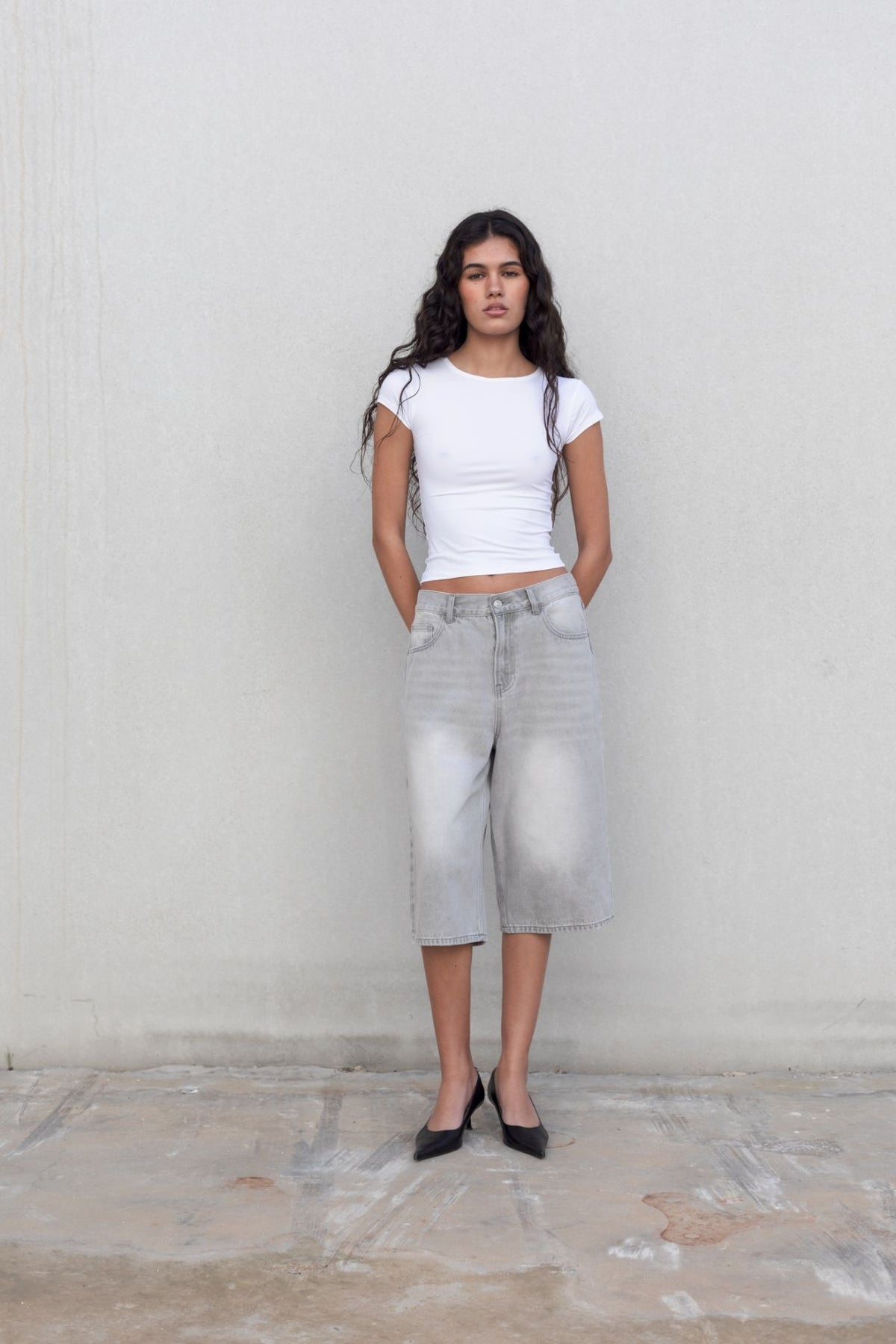 BERMUDA ASH DENIM Oversize