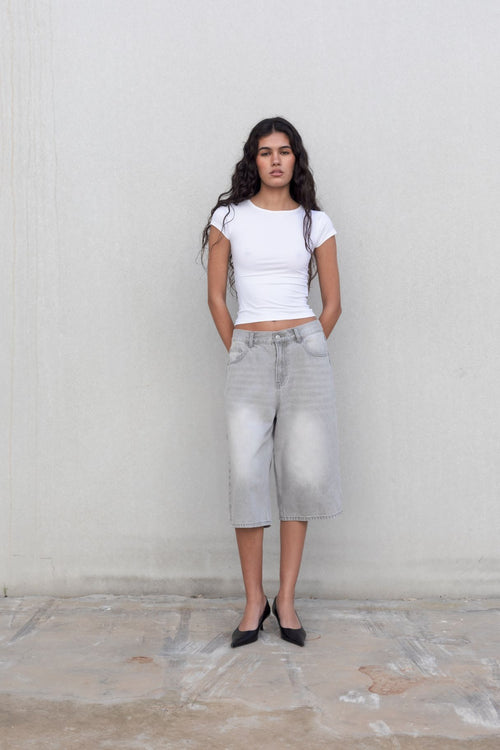 BERMUDA ASH DENIM Oversize